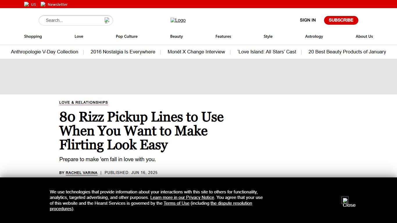 80 Rizz Pickup Lines to Use When Flirting With Someone